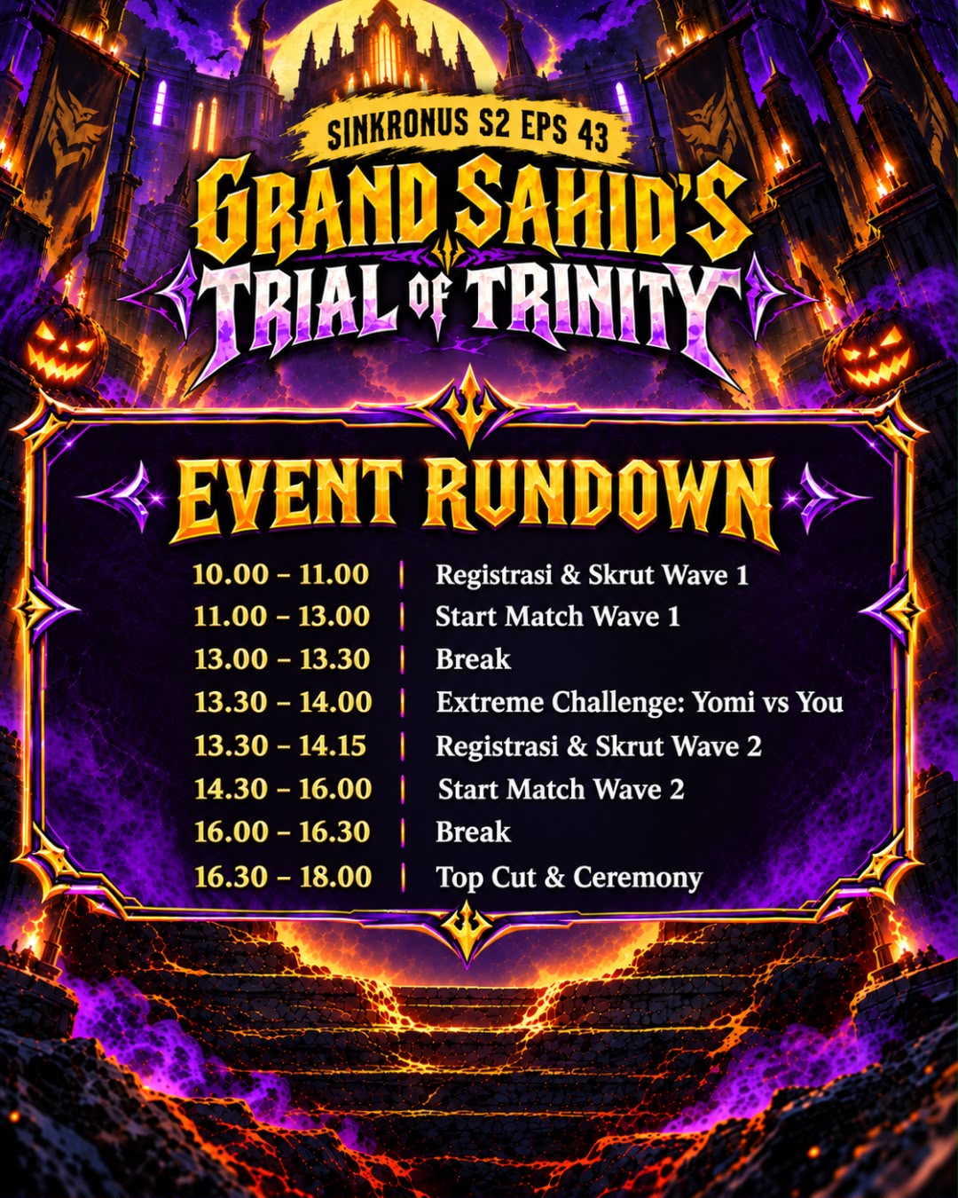 🔥Sinkronus S2Ep43 - Grand Sahid’s Trial of Trinity🔥 poster 4