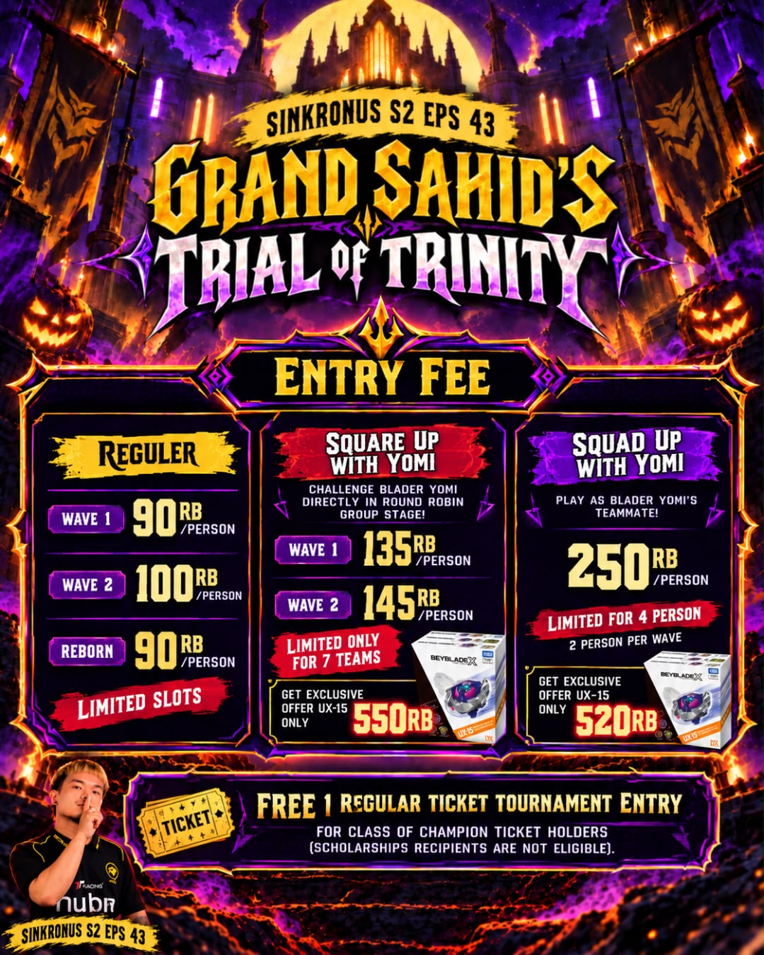 🔥Sinkronus S2Ep43 - Grand Sahid’s Trial of Trinity🔥 poster 3